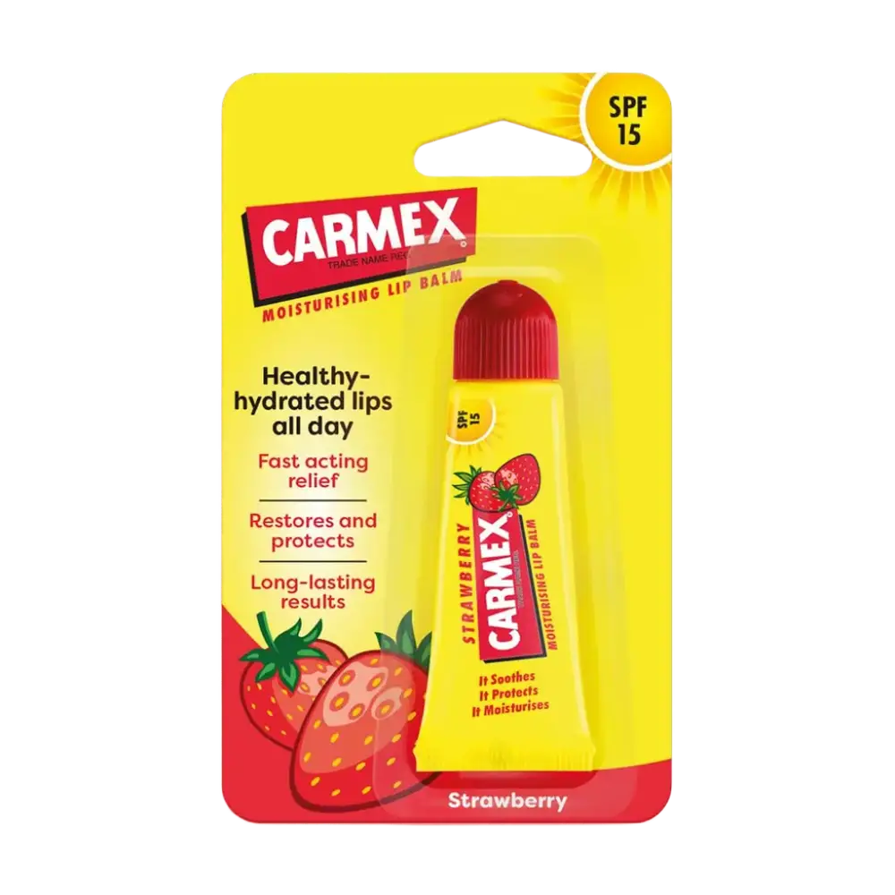 Carmex Moisturising Lip Balm SPF 15 Strawberry