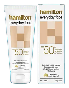 Hamilton SPF 50+ Everyday Face Cream