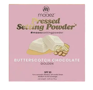 Maaez Pressed Setting Powder SPF 30 Butterscotch Chocolate