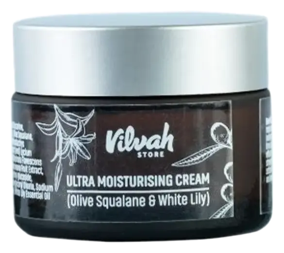 Vilvah Ultra Moisturising Cream (Olive Squalene And White Lily)