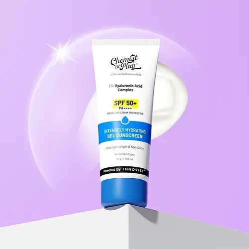 Chemist at Play 1% Hyaluronic acid gel sunscreen SPF 50+ Pa++++