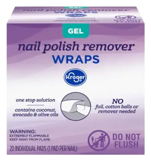 Kroger Gel Nail Polish Remover Wraps
