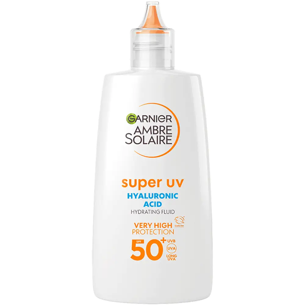 Garnier Ambre Solaire Super UV Hydrating Face Fluid SPF 50+ With Hyaluronic Acid UK