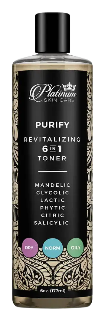 Platinum Skincare Purify Revitalizing 6 in 1 Toner