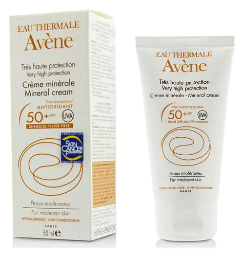 Avène SPF50+ Mineral Cream