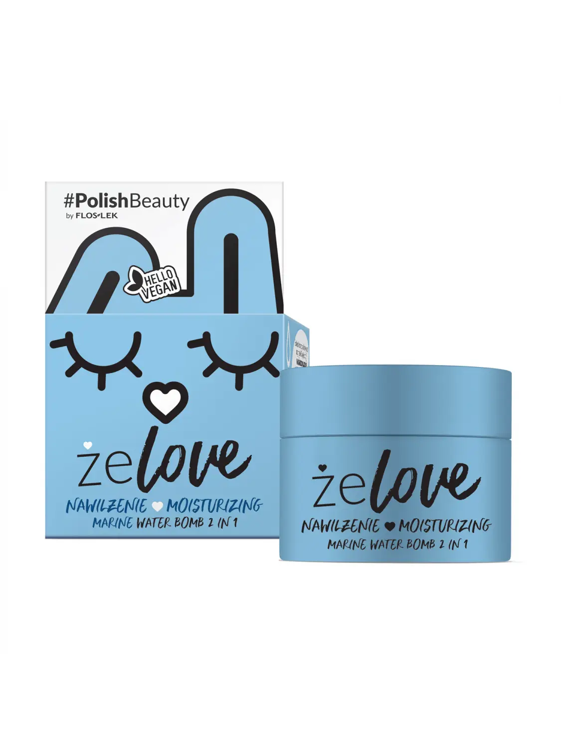 Flos-lek Żelove Nawilzenie Moisturizing Marine Water Bomb 2 In 1