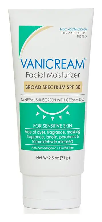 Vanicream Facial Moisturizer Broad Spectrum SPF 30