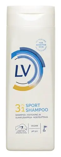 LV 3-in-1 Sport Shampoo Conditioner Shower Wash