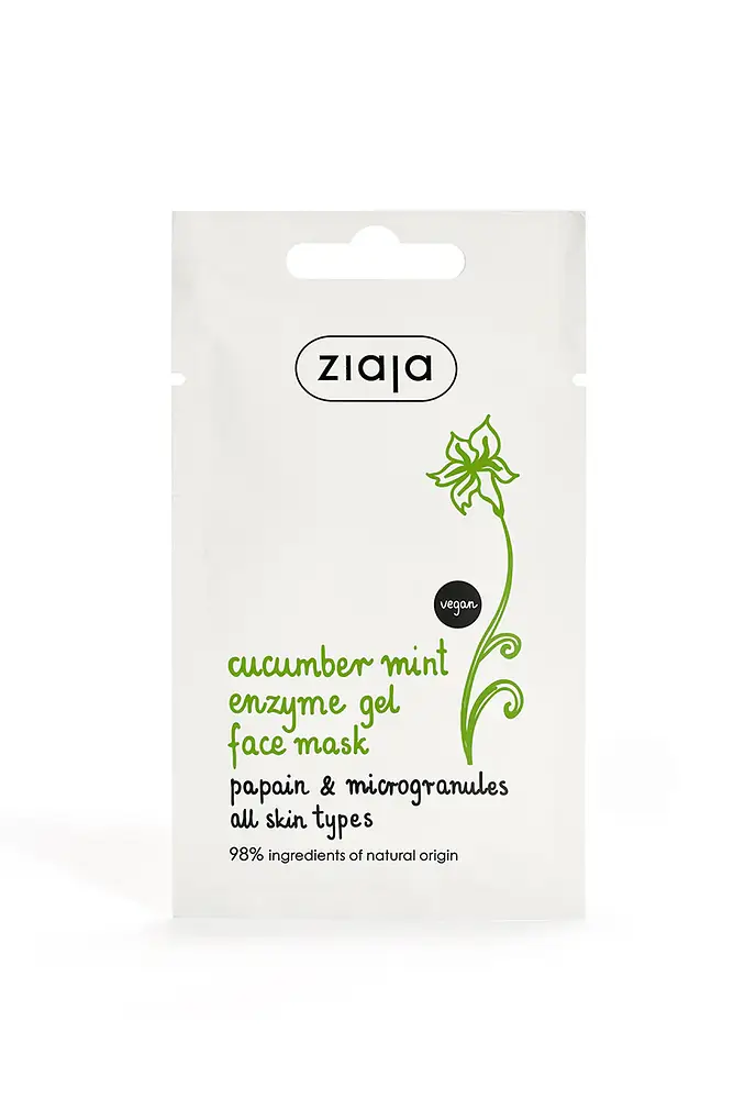 Ziaja Cucumber Mint Enzyme Gel Face Mask