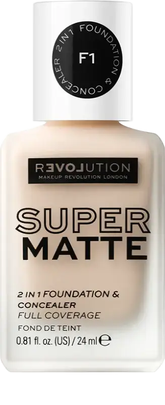 Revolution Beauty Supermatte Foundation F1