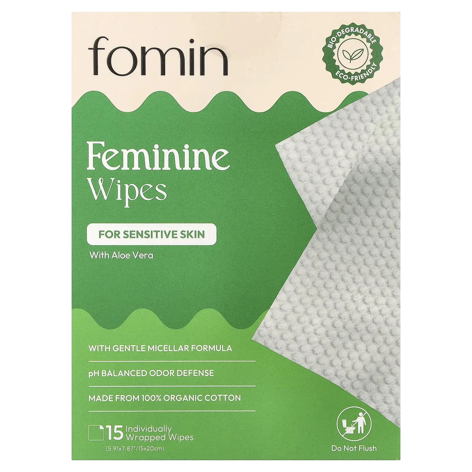 Fomin Feminine Wipes Aloe Vera