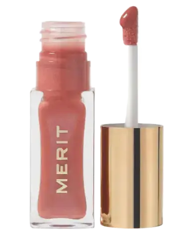 Merit Beauty Shade Slick Sheen Tinted Lip Oil Biarritiz