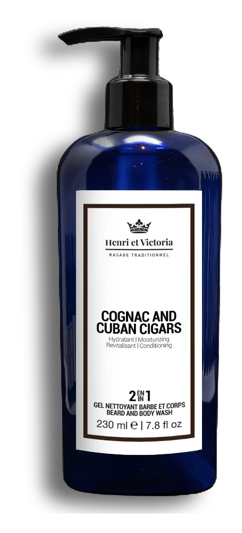 Henri Et Victoria Beard And Body Wash Cognac and Cuban Cigars