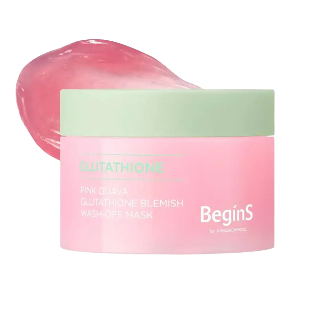 BeginS Pink Guava Glutathione Blemish Wash-Off Mask