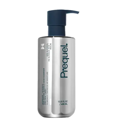 Prequel Gleanser + Glycolic Non-Drying Glycolic Acid Cleanser For Face + Body