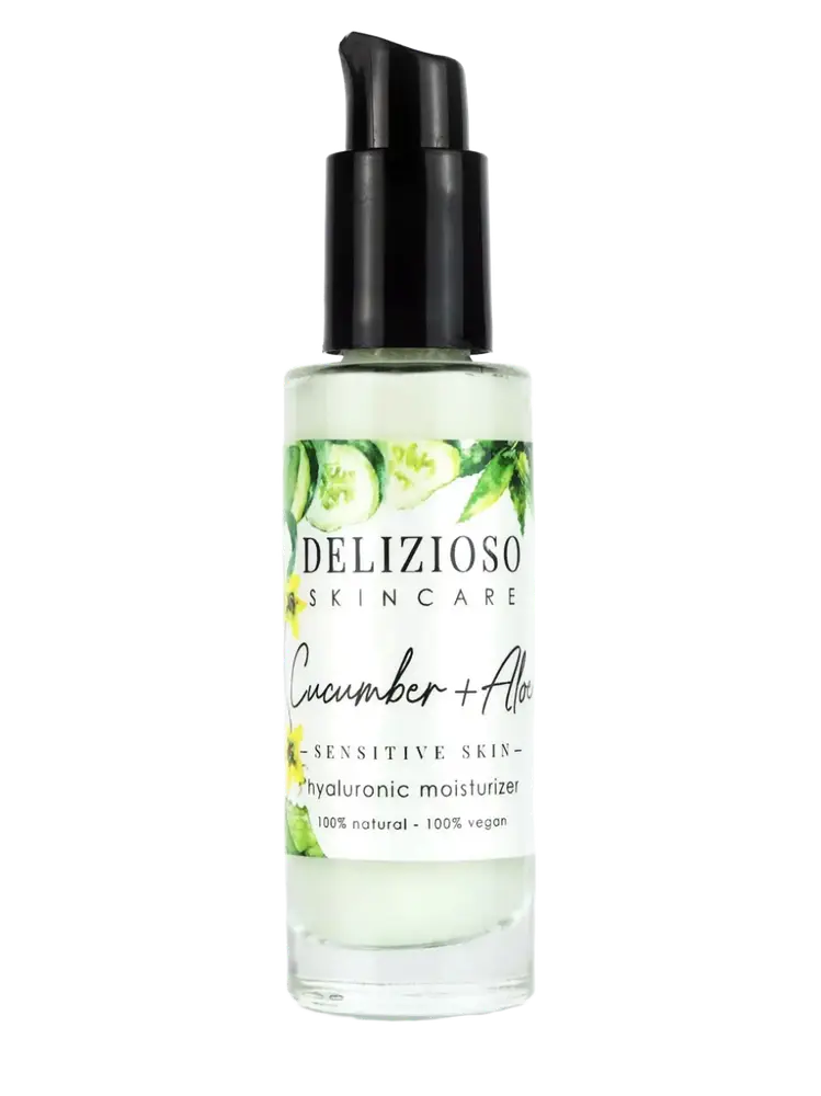 Delizioso Cucumber & Aloe Sensitive Skin Hyaluronic Moisturizer