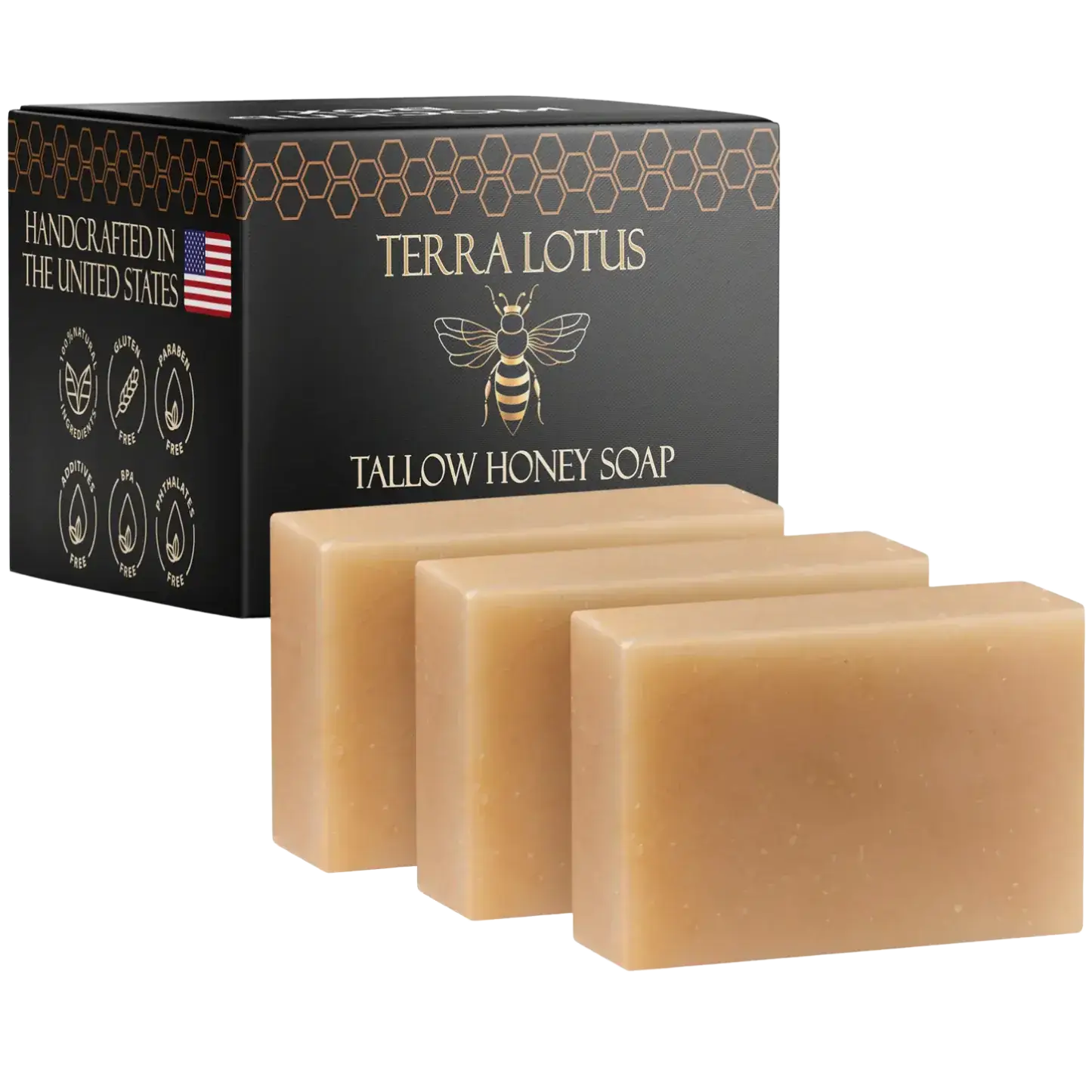 Terra Lotus Tallow Honey Soap Citrus