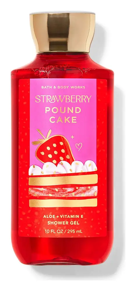 Bath & Body Works Strawberry Pound Cake Shower Gel