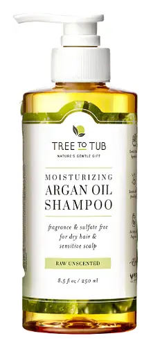 Tree to Tub Moisturizing Argan Oil Shampoo Raw Unscented