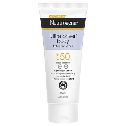 Neutrogena Ultra Sheer Body Lotion SPF 50 Australia