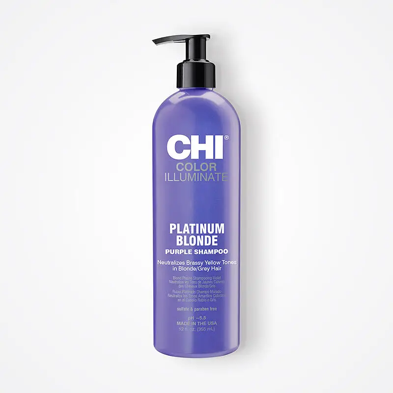 CHI Haircare Color Illuminate Platinum Blonde Purple Shampoo