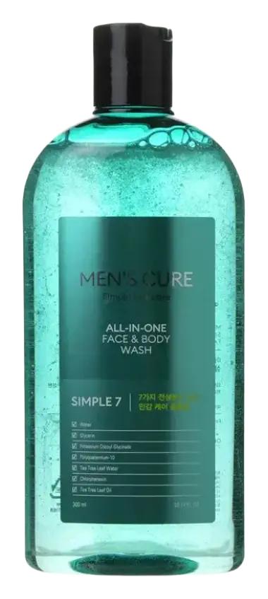 Missha Men's Cure Simple 7 All-In-One Face & Body Wash