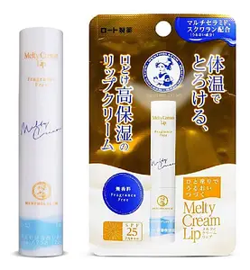 Rohto Mentholatum Melty Cream Lip Balm SPF 25+++ Fragrance Free