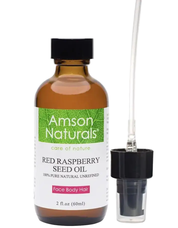 Mason Natural Raspberry Seed Oil Red – 100% Pure Natural Unrefined Cold Pressed For Face Body Hair – Use Alone Or In Lip Balms, Creams, Body Lotions, And Other DIY Recipes