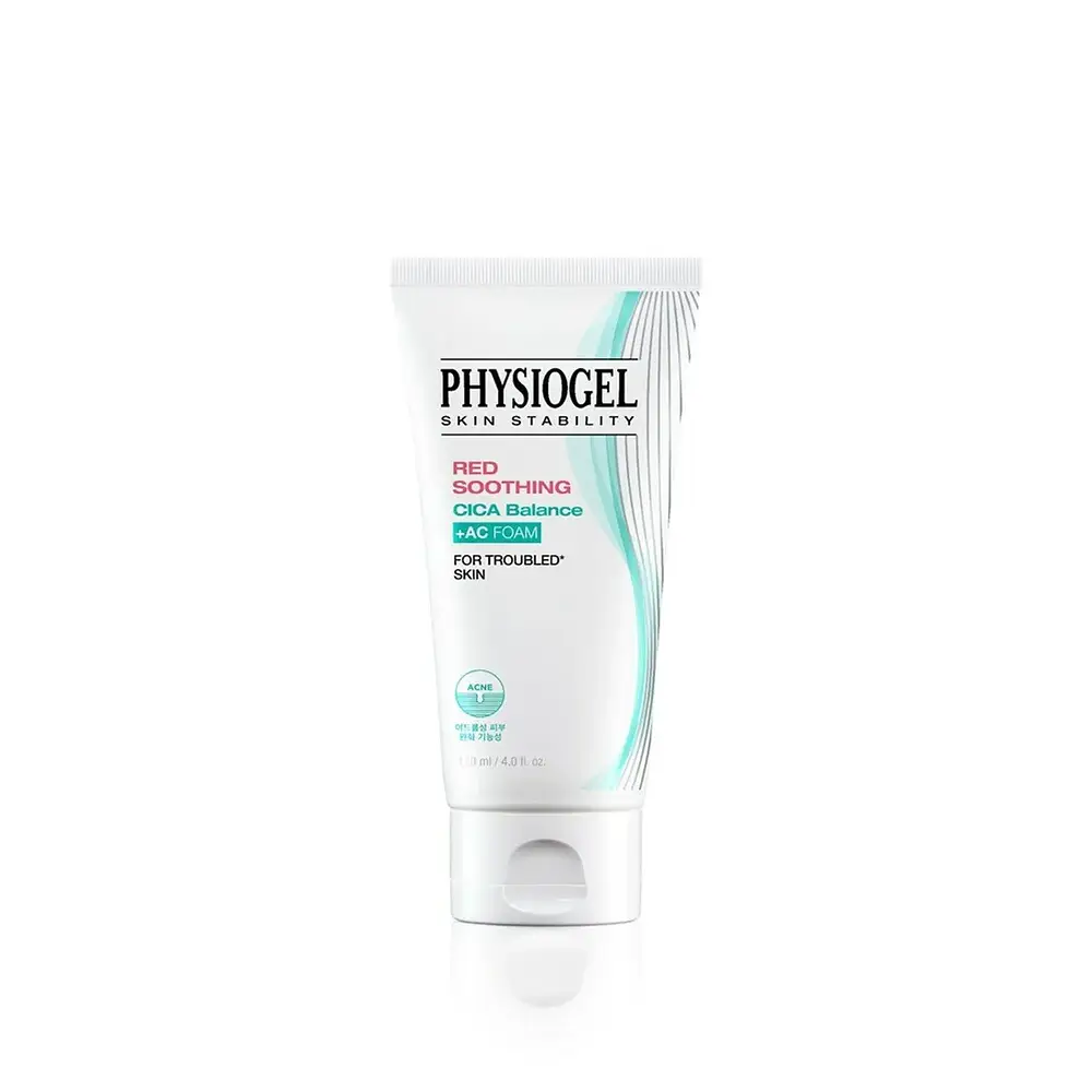 Physiogel Red Soothing Cica Balance +AC Cleansing Foam