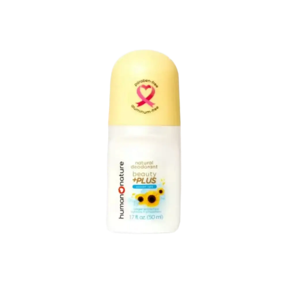 Human Nature Natural Deodorant Beauty +Plus Powder Light