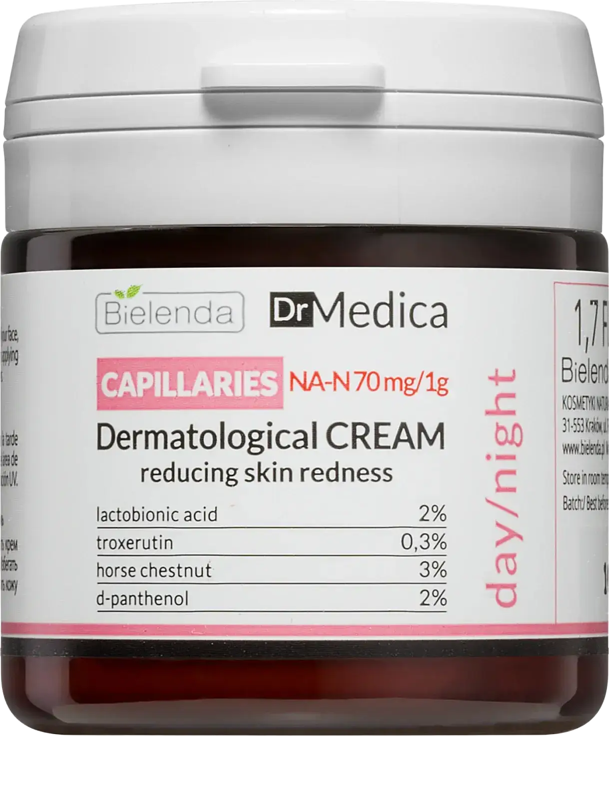 Bielenda Dr Medica Capillaries Dermatological Face Cream Day/Night