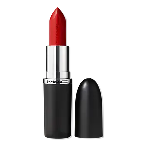 Mac Cosmetics M·A·Cximal Sleek Satin Lipstick Left On Red