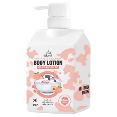 QURET Milk Collagen Body Lotion Peach