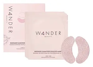 Wander Beauty Baggage Claim Eye Masks Rose Gold