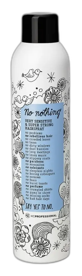 Four Reasons No Nothing Sensitive Super Strong Hold Hairspray