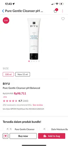 Biyu Pure Gentle Cleanser