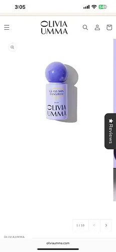 Oliviaumma GLASS SKIN TANGHULU BLUEBERRY SERUM