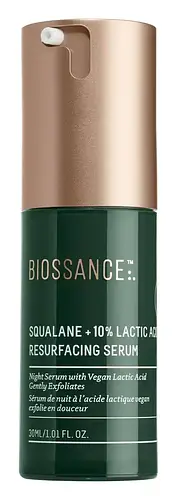 Biossance Squalane + 10% Lactic Acid Resurfacing Night Serum