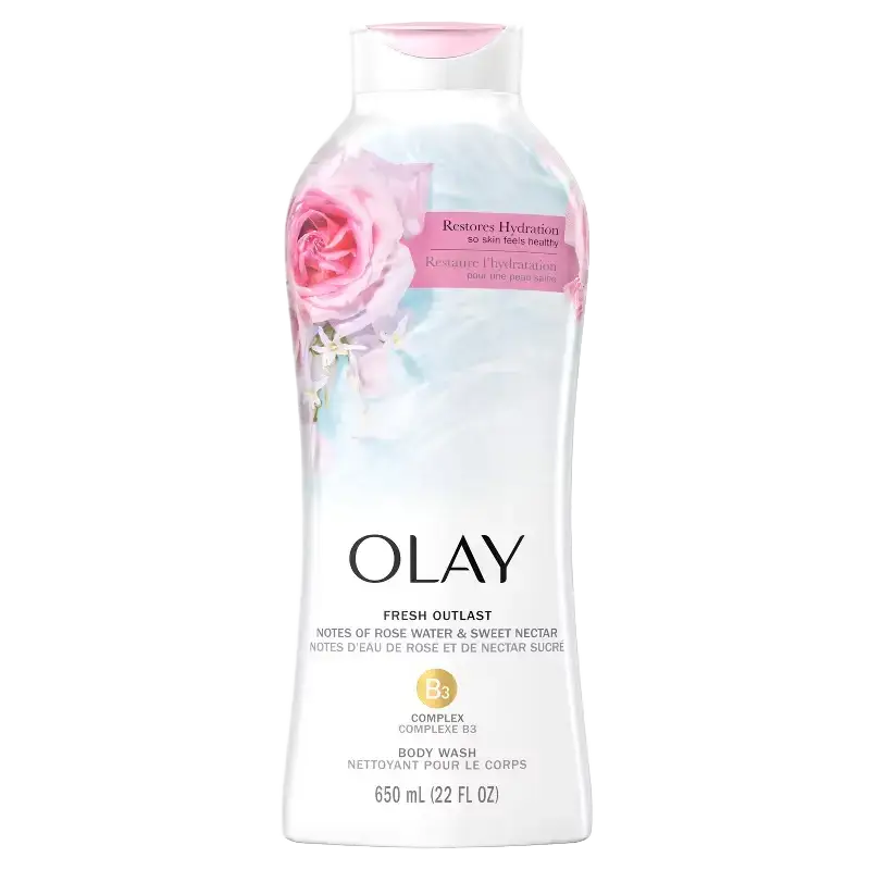 Olay Fresh Outlast Body Wash Rose Water & Sweet Nectar