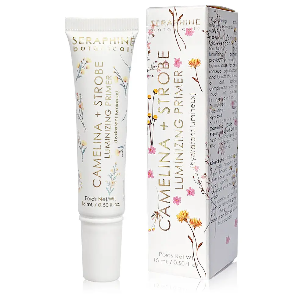 Seraphine Botanicals Camelina + Strobe Luminizing Primer