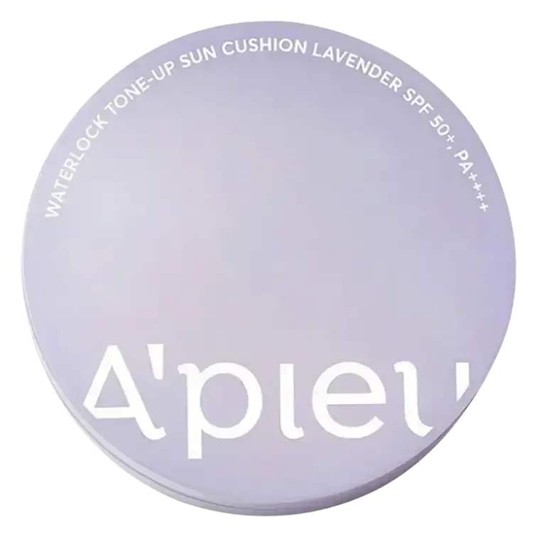 A'Pieu Waterlock Tone-Up Sun Cushion Lavender SPF 50+ PA++++
