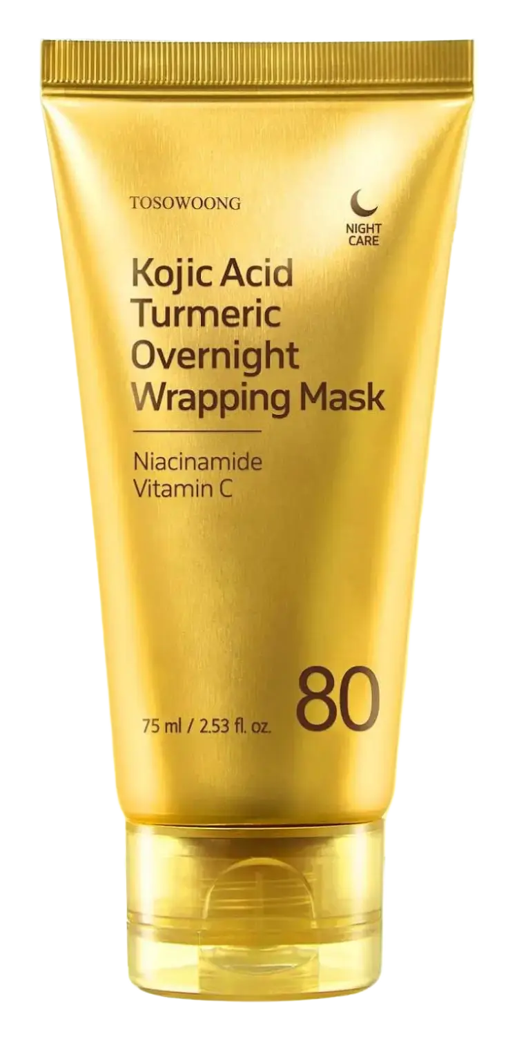 Tosowoong Kojic Acid Turmeric Overnight Wrapping Mask