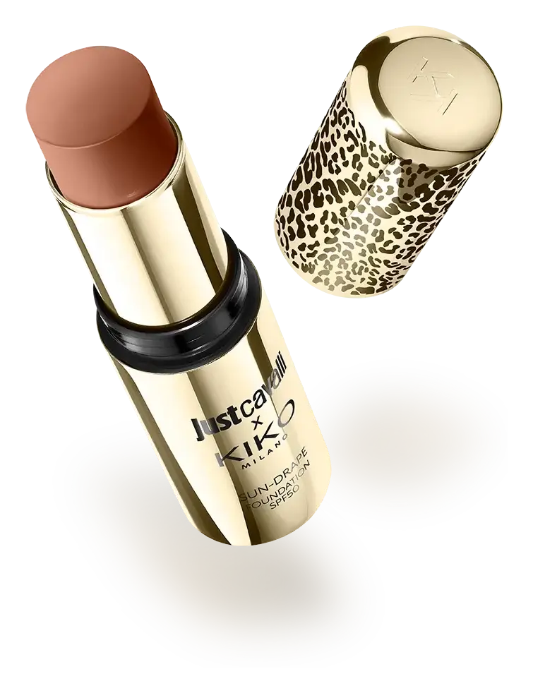 KIKO Milano Just Cavalli Sun-Drape Foundation SPF 50 08 Cocoa Mirage