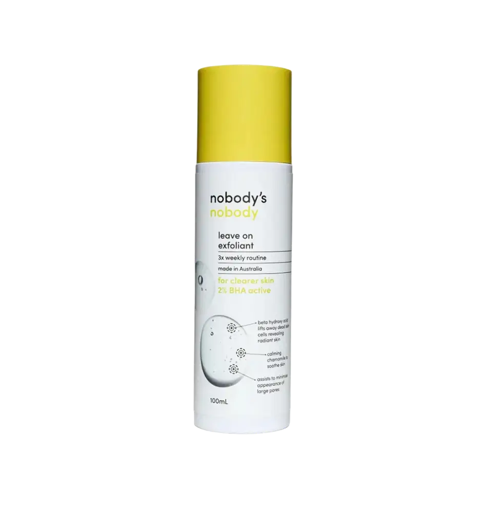 Nobody's Nobody Leave On Exfoliant