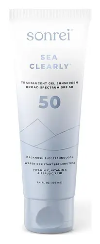 Sonrei Sea Clearly SPF 50 Clear Gel Organoshield Sunscreen