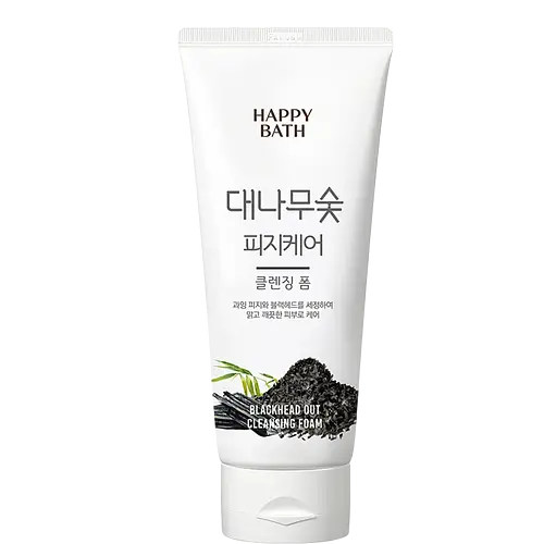 Happy Bath Bamboo Charcoal Blackhead Out Cleansing Foam