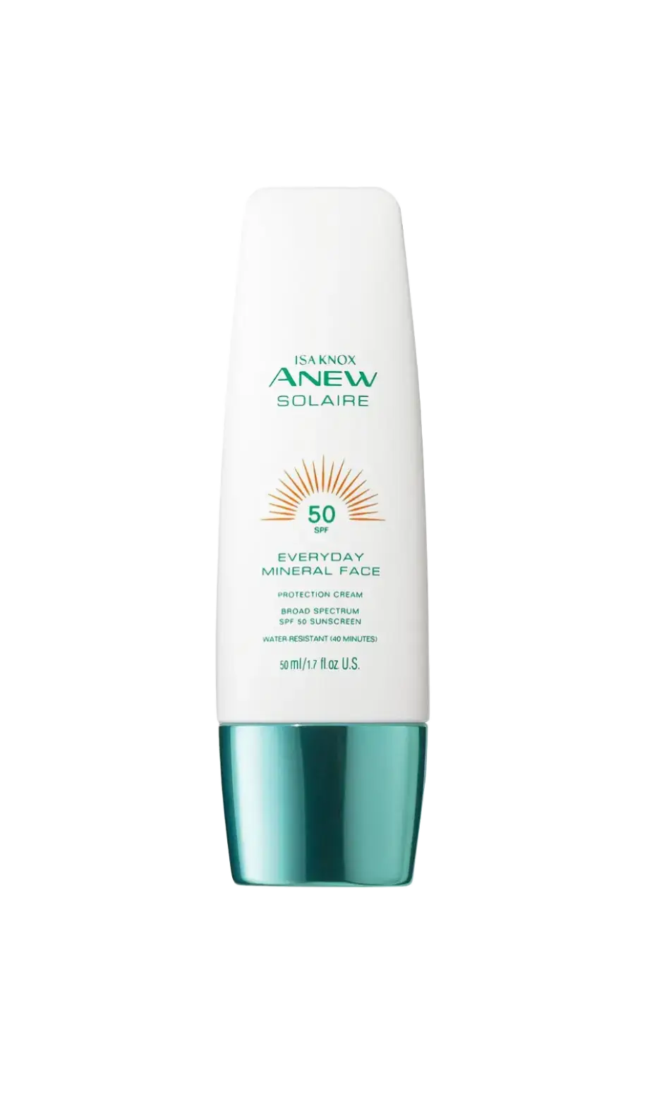 Isa Knox Anew Solaire Everyday Mineral Face Protection Cream SPF 50