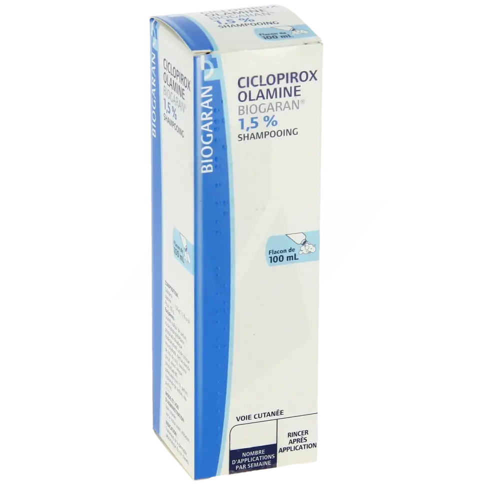 Biogaran Ciclopirox Olamine Biogaran 1,5% Shampooing