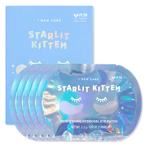 I Dew Care Starlit Kitten Brightening Hydrogel Eye Patch