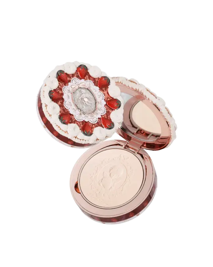 Flower Knows Strawberry Cupid Pressed Powder 02 Ivory Beige